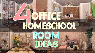 Bloxburg | 4 Homeschool/office room ideas