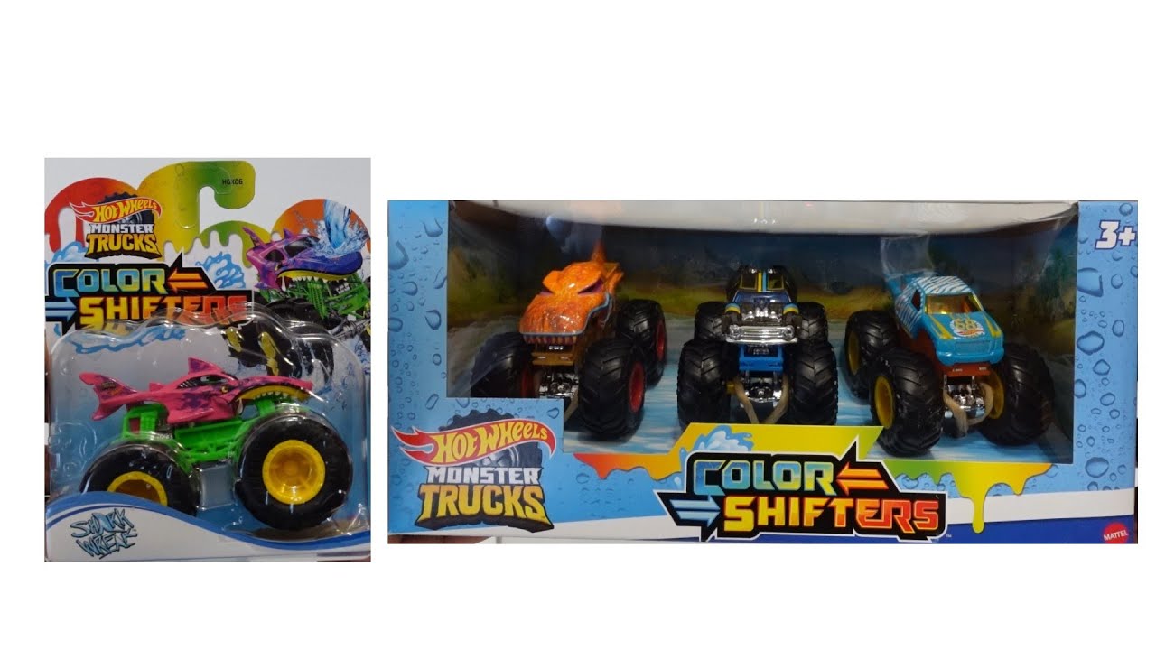 HOT WHEELS COLOR SHIFTERS MONSTER TRUCKS PART 3 - YouTube