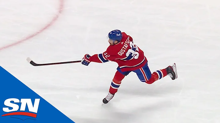 Erik Gustafsson Smashes A Power Play Goal Off The ...