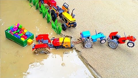diy tractor stuk in mud mini science project || Part- 17 ||@topminigear