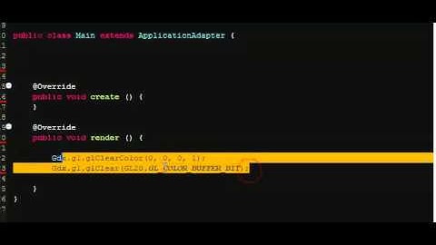 Libgdx Game Development/ Libgdx Tutorials! Part 1 "Setup and Cameras"