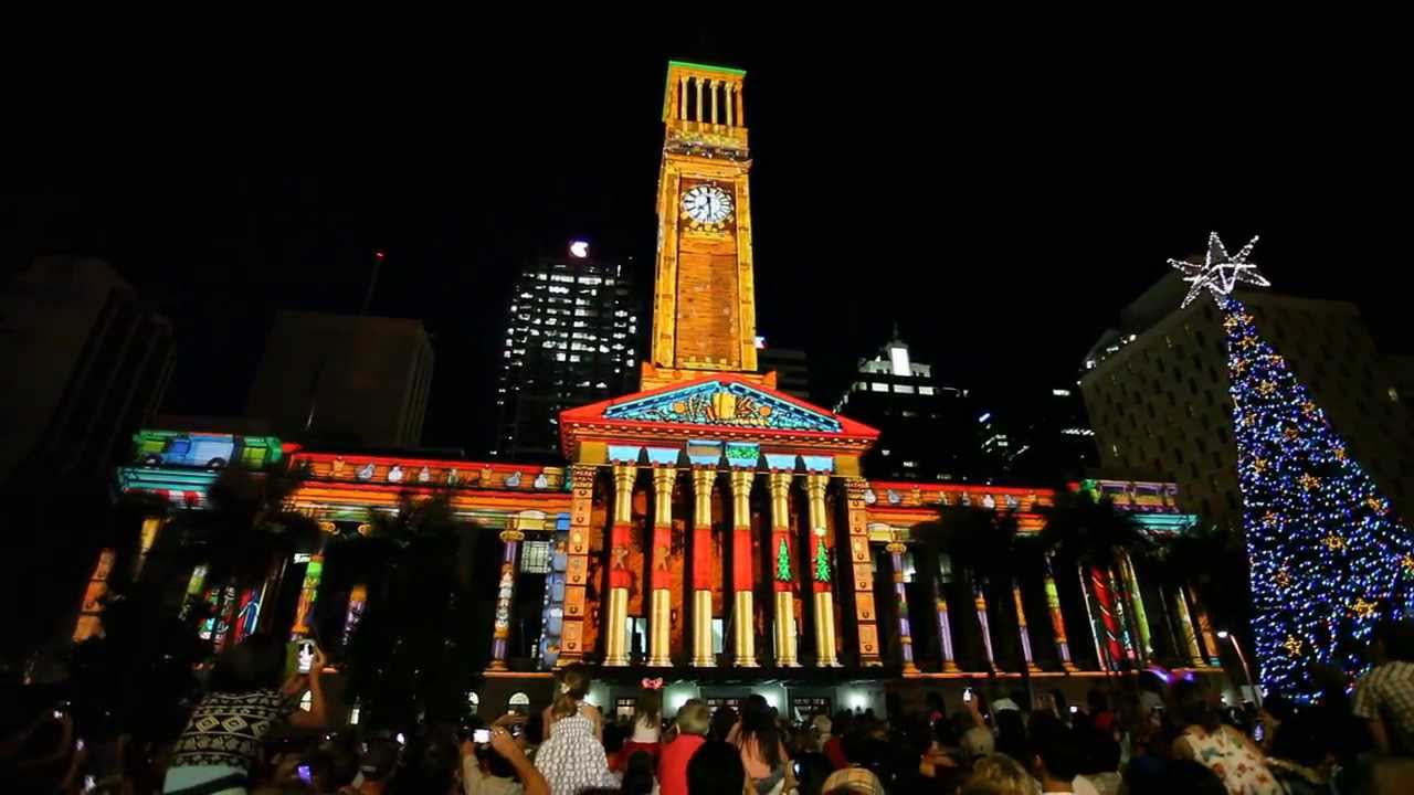 Brisbane City Hall Light Spectacular Show 布里斯本燈光秀 YouTube