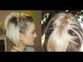 Half Up Pull Through Braid Tutorial