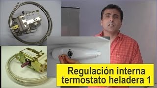 Curso de refrigeración, Regulación de termostato 1