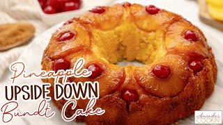 Pineapple Upside Down Bundt Cake