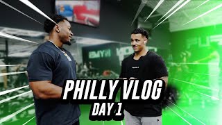 PHILLY DAY 1: Fusion Gym Tour, Lift w/ SwoleRicketts & First Ever Philly Cheesesteak