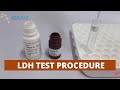 Lactate dehydrogenase test  ldh test procedure