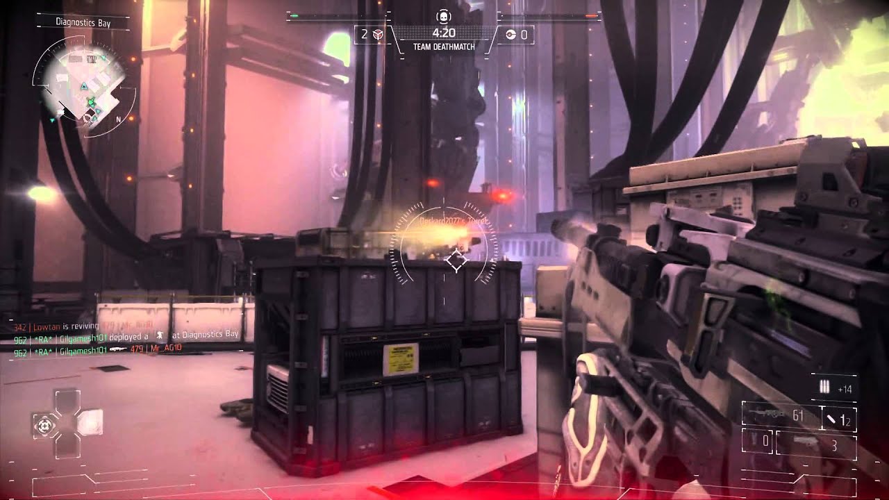 Killzone Shadow Fall Hangar Map Gameplay