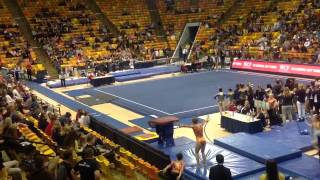 Boise State senior gymnast Ciera Perkins scored a 10.0 on vault at the tri-meet vs. Utah State and UC Davis.