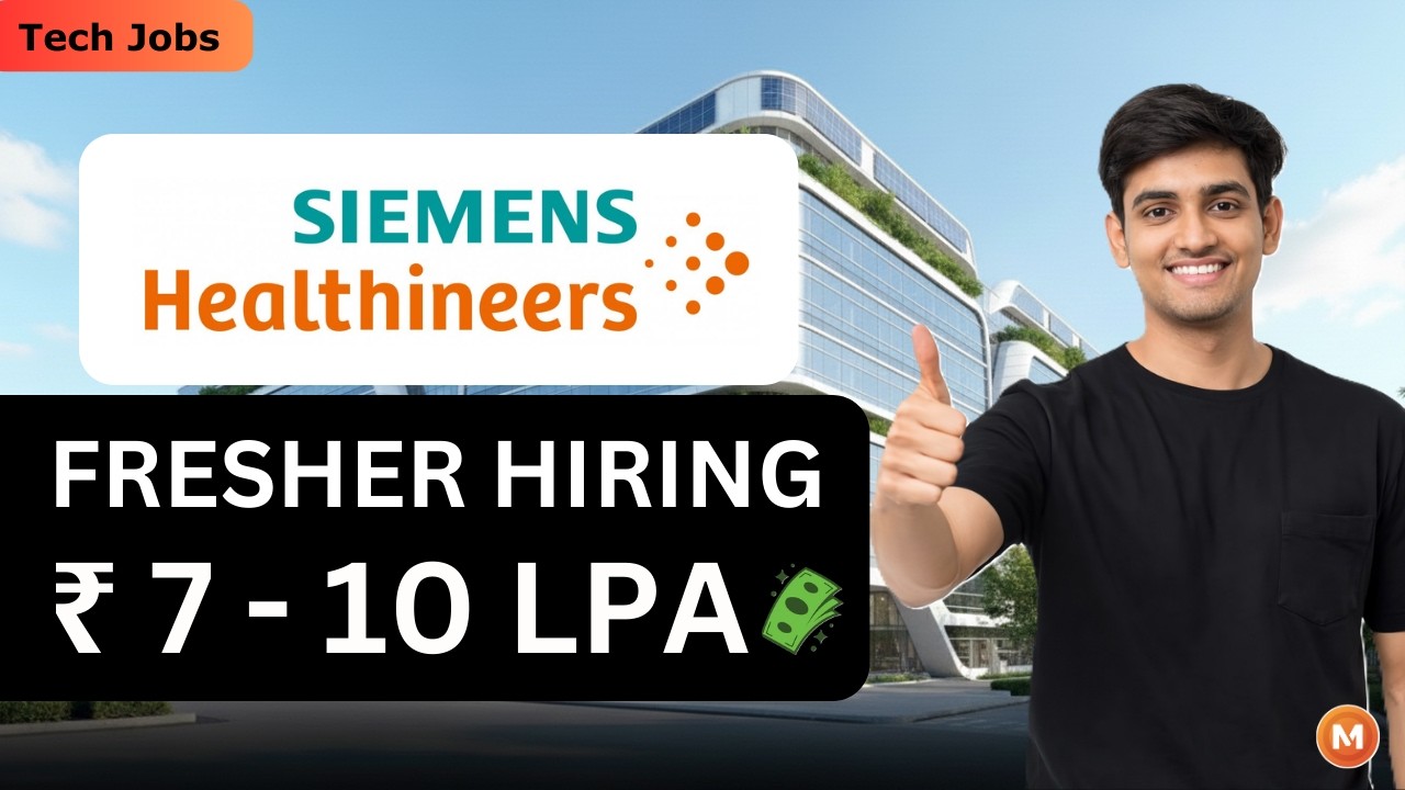 Siemens Hiring Freshers 🔥 Data Engineer + AI Software Engineer Intern ...