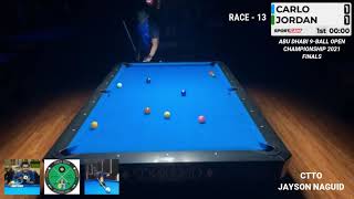 FINALS..Carlo Biado Vs Jordan Banares (Abu Dhabi 9-Ball Open Championship 2021)