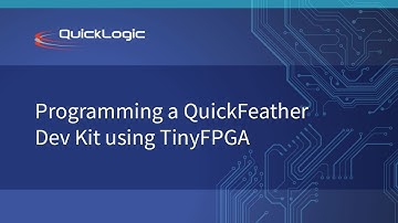 Programming a QuickFeather Dev Kit using TinyFPGA