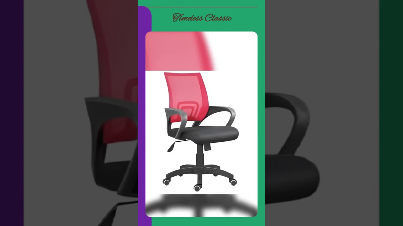 DB081 Mesh with Chrome Frame Medium-Back Office Chair