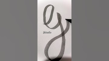 How I write g #shorts #calligraphy #handlettering #asmr