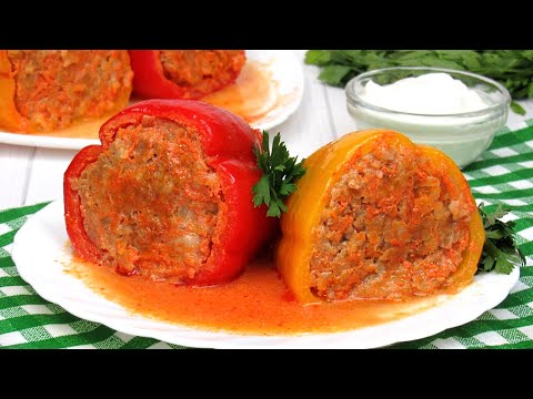 Вкуснейший Фаршированный перец ☆ Простой рецепт Как приготовить фаршированные перцы в кастрюле