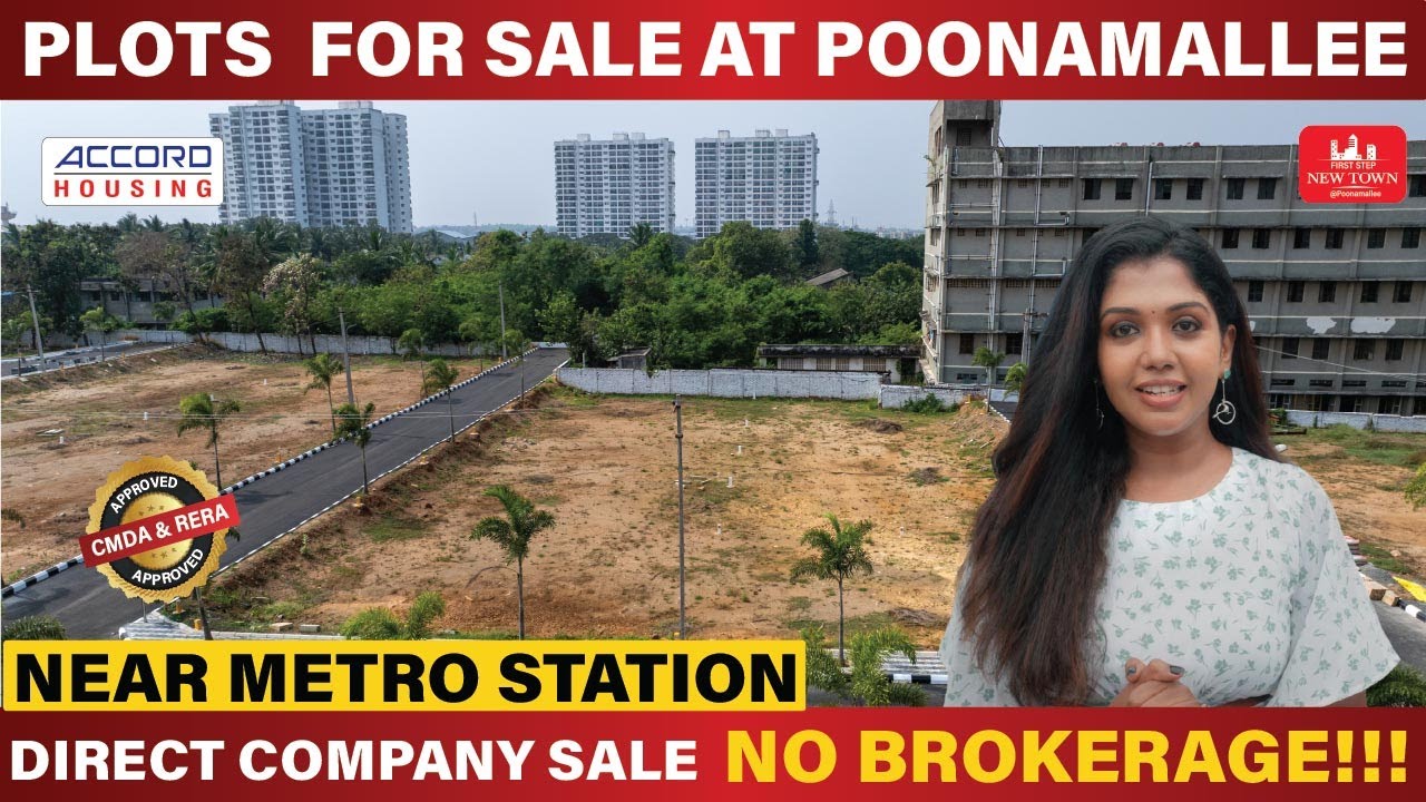 CMDA plots at Poonamallee, opp Kuthambakkam bus stand | Direct sale | No brokerage