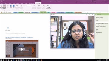 How to add audios and videos in OneNote 2016?
