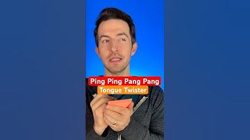 HARD Mandarin Chinese Tongue Twister (Ping Pang Sounds)!