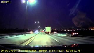 Car Dash Cam DOD LS460W night