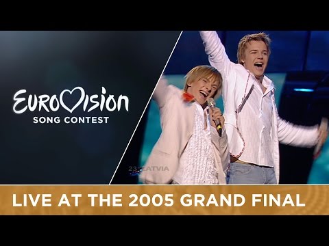 Walter & Kazha - The War Is Not Over (Latvia) Live - Eurovision Song Contest 2005