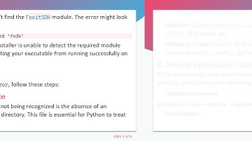 Solving the ModuleNotFoundError with PyInstaller and FoxitSDK