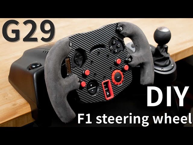 Logitech G29/G920/G923 Racing F1 Wheel Mod Fabric Grip and 