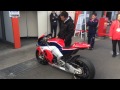 HONDA RC213V-S Exhaust Sound!!!!