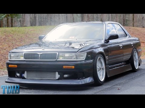 jdm-style-and-skids!-nissan-laurel-review!