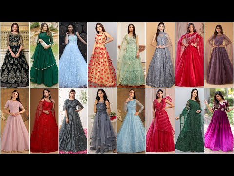 Latest Long gown design ideas 2023 | Party wear long gown dress design |  Silk gown designs - YouTube