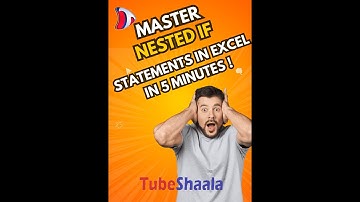📊 Master Nested IF Statements in Excel in 5 Minutes! with Tubeshaala
