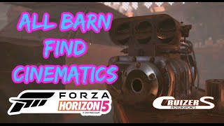 All Barn Find Cinematics Forza Horizon 5