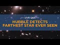 Hubble's Record-Breaking Discovery and Gravitational Lensing