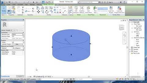 sử dụng công cụ extrusion để tạo family trong revit