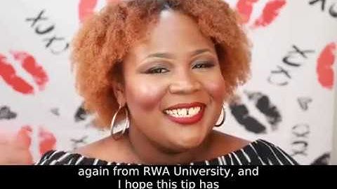 RWA Two-Minute Tip: The Right Time to Write