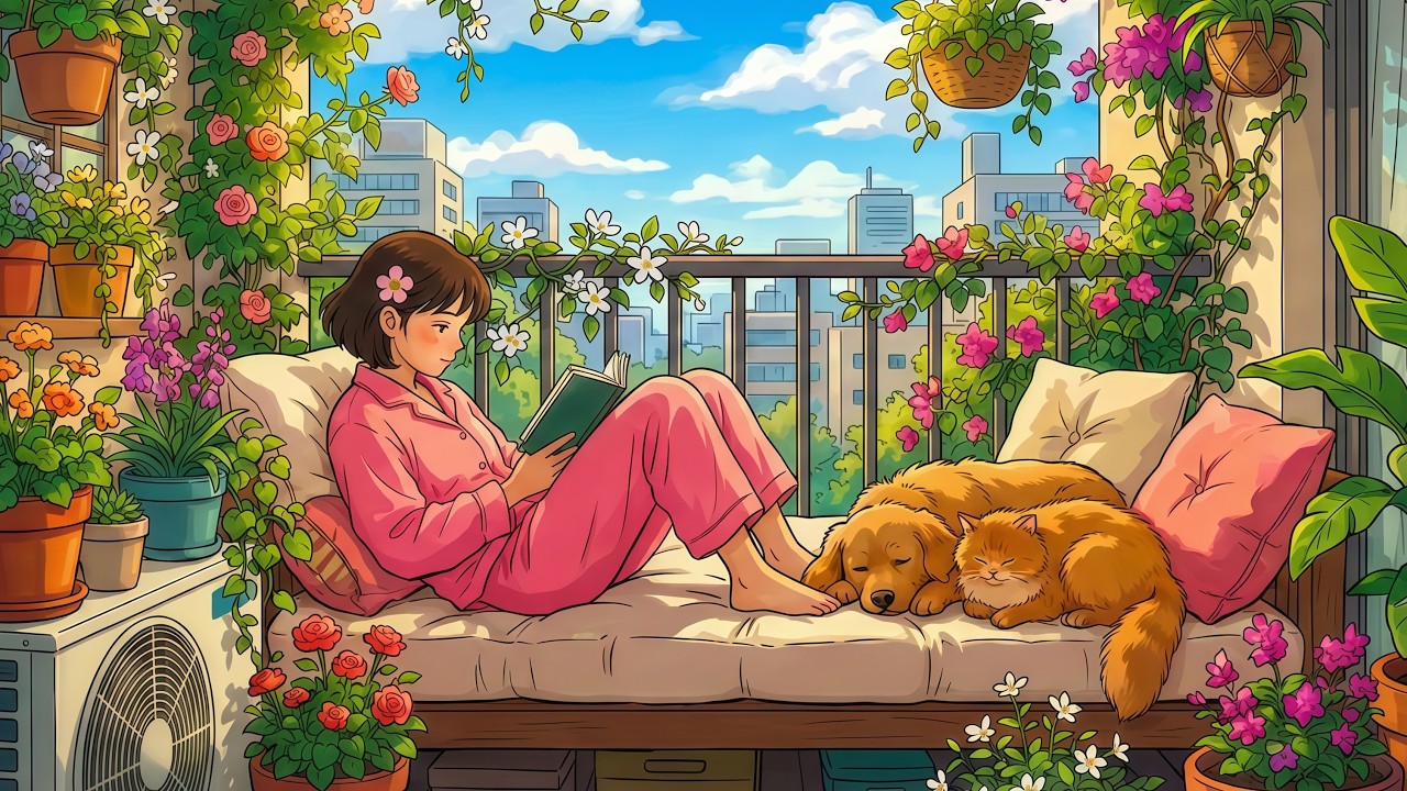 Ghibli Days Highlights | A lazy day cooking Jajangmyeon and watching movies all day