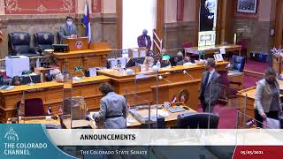 Colorado Senate 2021 Legislative Day 082