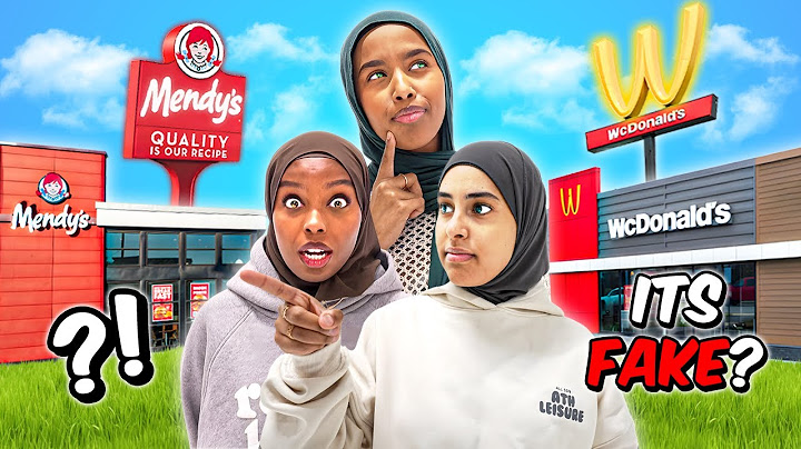 Trying Fake Fast Food Restaurants