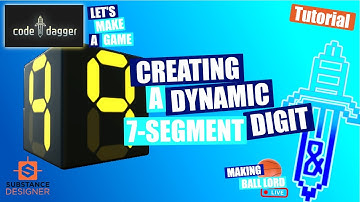 Create A 7-Segment Digit Texture in Substance Designer Using Custom Functions