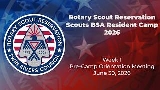2026 Week 1 Pre-Camp Orientation
