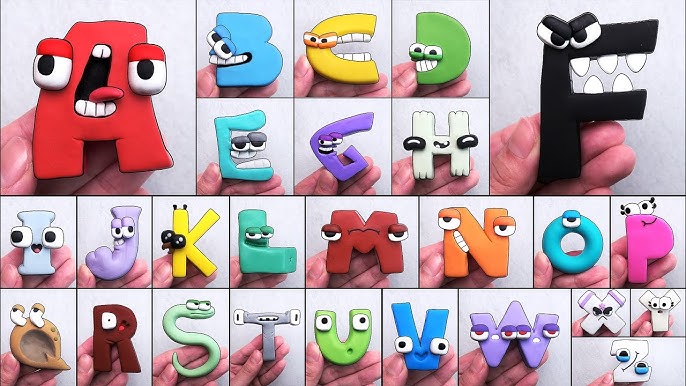 😬 Making ALPHABET LORE MONSTER [A to Z] Sculptures with Clay