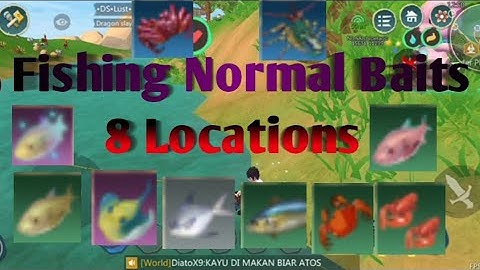 8 Location Fishing Normal Baits|Small,Large,King:Utopia Origin