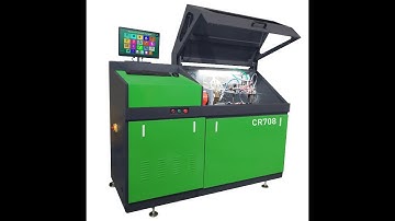 Manufacturer Competitive Price Common Rail Test Bench CR708 Test EUI EUP video 19 adapter cambox