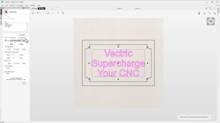 How to create text in a box in Vectric software | Creating Vectors | V12.5 Tutorials