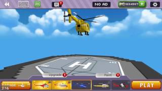 Blocky Helicopter City Heroes | Android Gameplay | screenshot 5