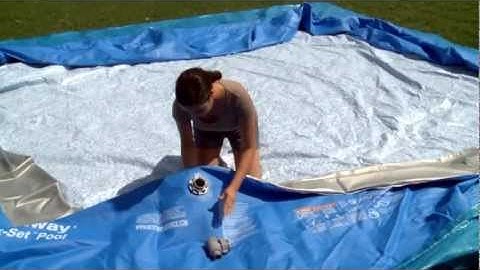 Bestway Steel Pro™ Round Frame Above Ground Swimming Pool - Set Up Video