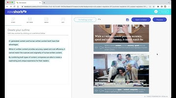 ChatGPT Video Maker Demo - Automated video content with ChatGPT on Raw Shorts