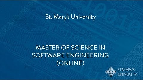 Master of Science in Software Engineering (Online) - St. Mary