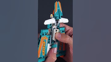 Fastest Build Mind-Blowing Jet Airplane Lego Technic Race Plane 42117