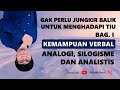 CARA SIMPEL LULUS TIU - ANALOGI, SILOGISME, ANALITIS BAHAS TUNTAS TIU DIDKIN CPNS KEMAMPUAN VERBAL