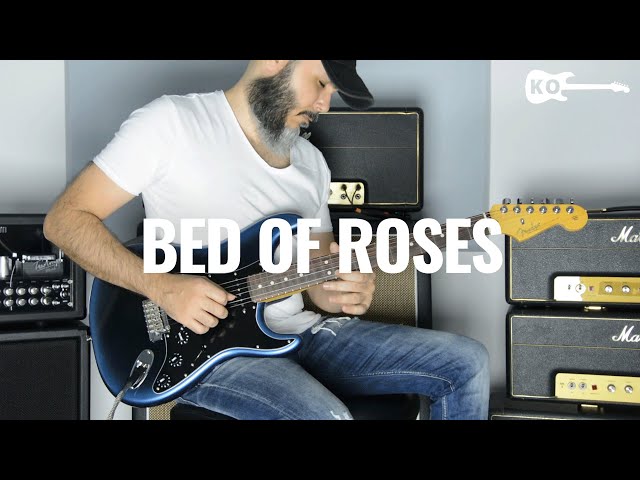 Bon Jovi - Bed of Roses - Electric Guitar Cover by Kfir Ochaion - Fender American Pro II class=